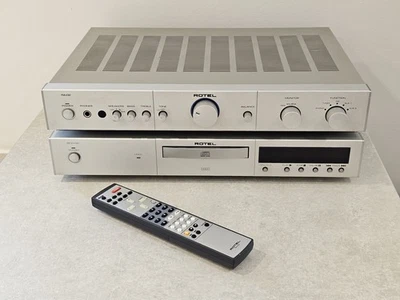 ROTEL RA-02 Stereo Amplifier with RCD-02 HDCD CD Player And Remote Control - Image 1 of 4