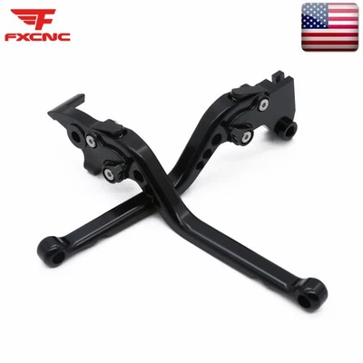 CNC Brake & Clutch Levers Adjust Long For Yamaha FJ-09/MT-09 Tracer 2015-2020 - Image 1 of 4