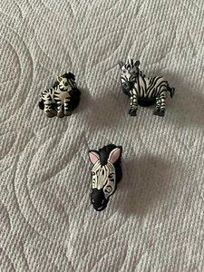 ZEBRA JIBBITZ ZEBRA SHOE CHARM FITS CROCS ZEBRA FACE JIBBITZ AUTHENTIC JIBBITZ - Picture 1 of 4