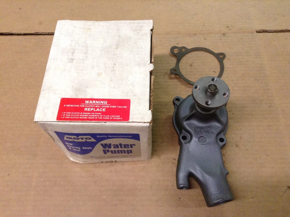 Bomba de agua remanufacturada Moto 1394 | Se adapta a 68 Chevy Chevelle 3,8 L 4,1 L sin aire acondicionado Foto 1 de 4