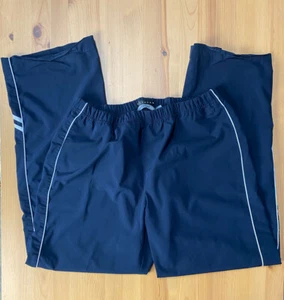 Oleg Cassini Women’s Navy Blue Sport Athletic Track Workout Pants Sz L Large - Picture 1 of 6