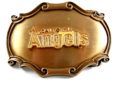 1978 California Engel Baseball Gürtelschnalle 51514 Von Raintree - Bild 1 von 3