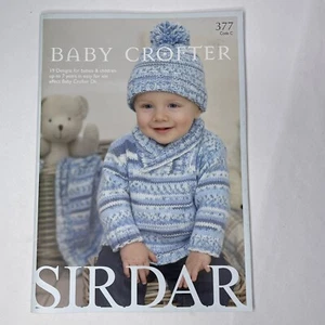 SIRDAR 377C Snuggly Winter Knits Baby Knitting Patterns Book Birth to 7 years - Picture 1 of 10