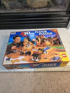 1997 RoseArt LEGO 3D plus Floor Puzzle Wild West Scene - Imagen 1 de 10