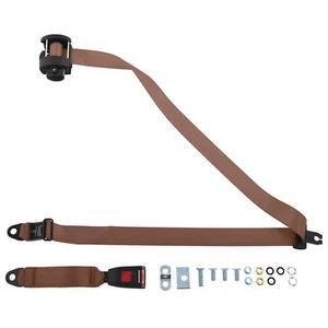 Rear Automatic Seat Belt For TVR Tasmin 3500 Sports 1980 Shape Beige - Picture 1 of 8