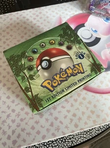 Display Pokemon  Jungle 1st EDITION EN - EMPTY - VIDE- NO CARDS - Zdjęcie 1 z 7