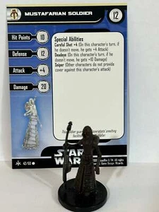 Star Wars Bounty Hunters 42/60 soldado mustafari (C) miniatura - Imagen 1 de 1
