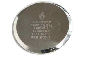 Sandoz 10431 snap-on case back for restore -165261 - Picture 1 of 2
