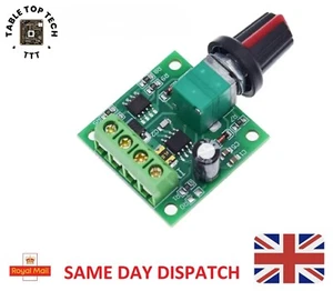 Low Voltage DC PWM Motor Speed Controller Module 1.8V -12V 2A - Picture 1 of 3