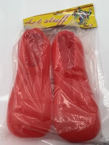 Hot stuff neon red clown shoes vintage - Picture 1 of 6