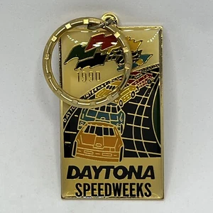 1990 Daytona 500 Speedweeks International Speedway NASCAR Race Florida Keychain - Picture 1 of 8