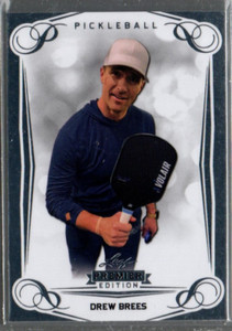 2023 Leaf Pickleball Premier Edition Silver Foil #3 Drew Brees 