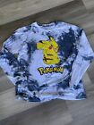 Original Women/Junior Pokemon authentic Pikachu T-shirt Sz XL 15-17 Tie Dye