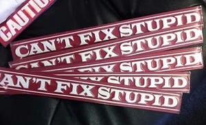 DUMMES BLECHSCHILD NICHT REPARIEREN BÜRO WOHNKULTUR, BÜROHÖHLE, jedes Zimmer. Humor  - Bild 1 von 4