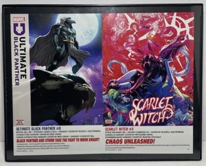 Ultimate Black Panther & Scarlet Witch Wall Art Framed 11”x 14” - Picture 1 of 4