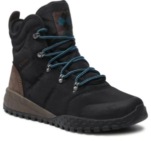 New Columbia Men's Fairbanks Omni-Heat Waterproof Winter Snow Boot Black Sz 8 M - Picture 1 of 6