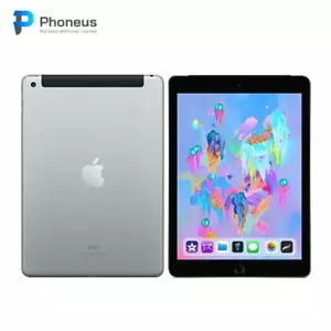Apple iPad 6 9.7 6th Gen 32GB Wi-Fi Space Grey - Used Grade A - Picture 1 of 5
