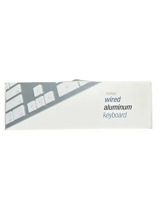 Matias Wired Aluminum Keyboard for Mac (Silver) - Image 1 of 2