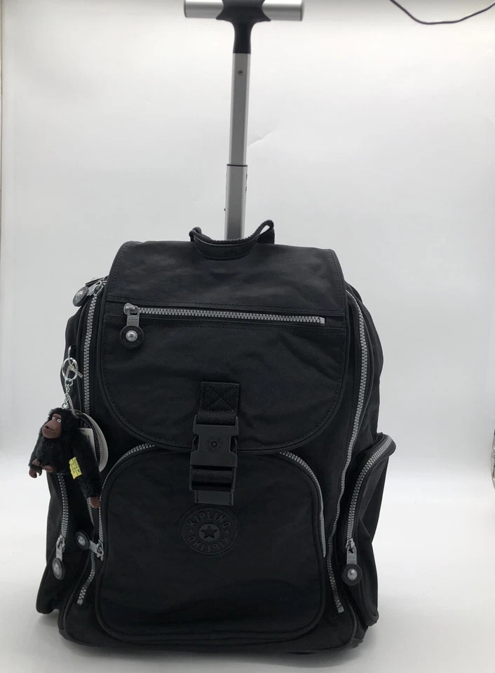 kipling rolling backpack WL 2027 Black - Image 1 of 4