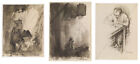 Jose Van Gucht (1913-1980), Three Drawings, 1945