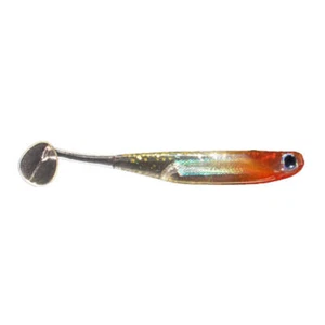 Pez de goma Jenzi SHINY Shad'y naranja plata cebo de goma perca lucio - Imagen 1 de 1