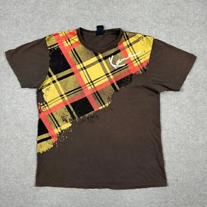 Kani Gold T Shirt Mens Size XL Brown Short Sleeve Crew Neck Casual Hip Hop - Picture 1 of 9