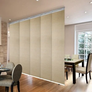 Panel Track Sliding Vertical Blinds 36-153"W (3-7 Panels) - Rosemary - Picture 1 of 45