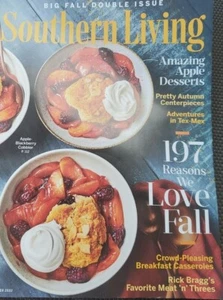 SOUTHERN LIVING MAGAZINE SEPTEMBER 2022 BIG FALL DOUBLE ISSUE RICK BRAGG-Sealed - Picture 1 of 1