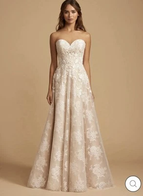 NWT: Tia Dora by Allison Webb Wedding Gown Size 18 - Image 1 of 4