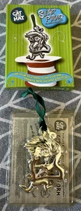 Dr Seuss Cat In The Hat Thing 2 Picture Perf Burger King Silver Plated Ornament - Picture 1 of 14