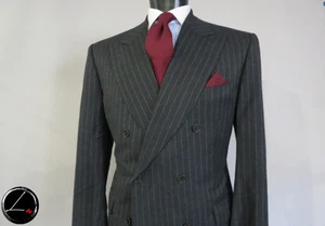 Traje Luciano Barbera Sartoriale Mezcla Lana Cachemira 6 en 2 Doble Botonadura 46 R - Imagen 1 de 16