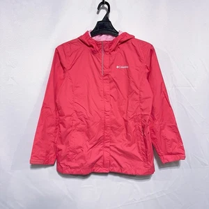 Columbia Youth  Girls Timber Pointe II Pink Omni-Tech Waterproof Jacket XL 18 20 - Picture 1 of 9