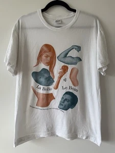 Camiseta Promocional Fragancia Jean Paul Gaultier La Belle & Le Beau Años 2000 DE COLECCIÓN - M - Imagen 1 de 6
