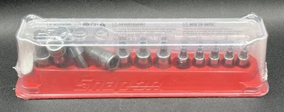 SNAP ON 212EFTXY 1/4" & 3/8" DRIVE 12 PC TORX STANDARD BIT SOCKET DR (MVP033934) - Image 1 of 3