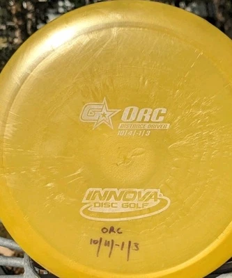 Innova súper raro excelente estado 2015 tapa plana escrita GSTAR ORC 175 g Foto 1 de 4