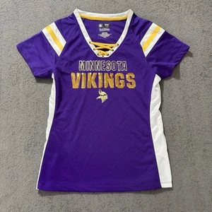 Minnesota Vikings Women’s Jersey Purple Medium Team Apparel NFL Football Rare - Picture 1 of 6