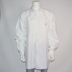 POLO RALPH LAUREN Oxford Classic Fit 100% Cotton White Casual Shirt Sz 3XLT - Picture 1 of 5