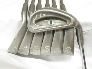Used Ping Eye Black Dot Iron Set 3-9 Ping ZZ Lite Stiff Steel Shafts S - Picture 1 of 8