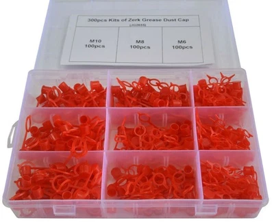 300 Piece Grease Nipple Cap Grab Kit - Image 1 of 4