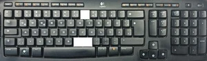 ST135 Replacement single key cap for keyboard Logitech MX5500 MX 5500key keys bu - Afbeelding 1 van 2