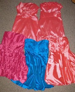 ¡NUEVO! VESTIDO DE GRADUACIÓN ROMEO & JULIET COUTURE Precioso Elastizado Tafetta Fiesta S M l $158 - Imagen 1 de 34