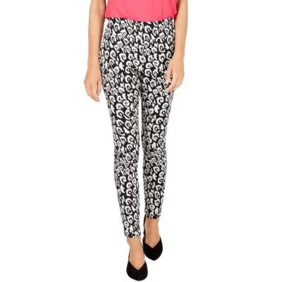 INC новые женские леопардовый принт Jacquard тянуть на узкие брюки TEDO - Изображение 1 из 2