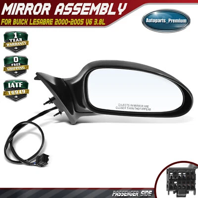 Espejo retrovisor eléctrico para pasajeros con memoria para Buick LeSabre 2000-2005 25658306 Foto 1 de 4