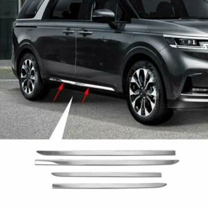 For Kia Carnival 2022-2023 Stainless Car Body Door Side Molding Sill Guard trim - Picture 1 of 10