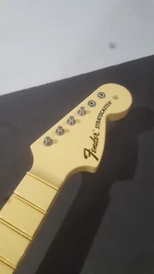 Wii Rock Band Harmonix Black and White Wireless Guitar - Image 1 of 4