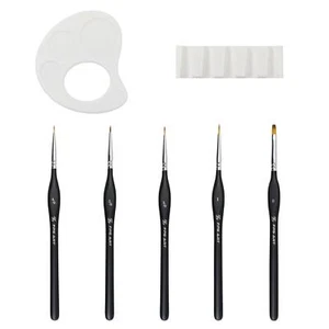 FPS ART 5x Detail Pinsel Set XS 0000 Acryl Aquarell Fein Dünn Modellbau Miniatur - Bild 1 von 5
