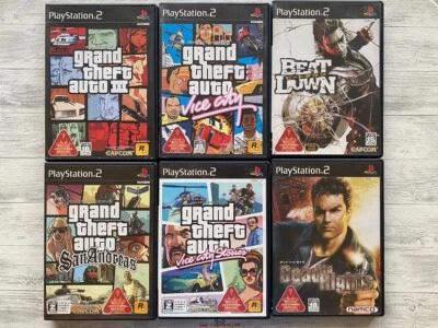 SONY PS2 Grand Theft Auto Ⅲ & Vice City San Andreas & Beat Down & Dead To Rights - Image 1 of 4