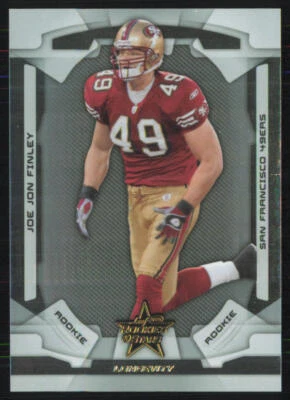 Joe Jon Finley 2008 Leaf Rookies & Stars Longevity #139 SN,RC San Fran 49ers - Image 1 of 2