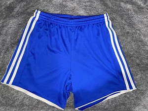 Adidas Shorts Womens XS Blue Climacool Breathable Running Gym Casual - Picture 1 of 3