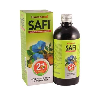 Hamdard Safi Blood Purifier Syrup for Healthy & Glowing Skin 100ml- Pack of 2 - Picture 1 of 7